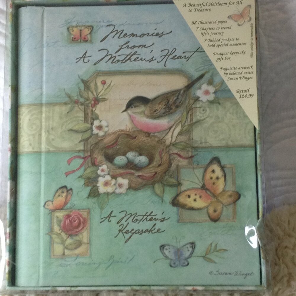 NOS, 2008 Memories for a Mother's Heart Diary Inspirational Log Love Memory Mom